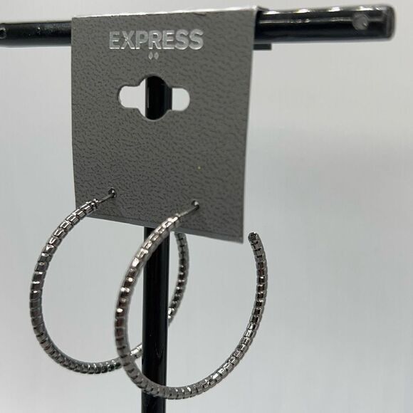 Express Hoop Earrings $16ea / 3 for $25 - Picture 2 of 6